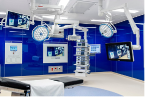 Laparoscopy with Robotic Room Layout